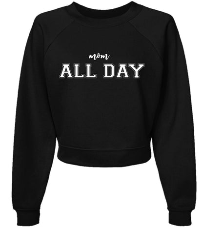 ALL DAY Raglan Sleeve Pullover Fleece - BELLA + CANVAS (Option to Customize!)