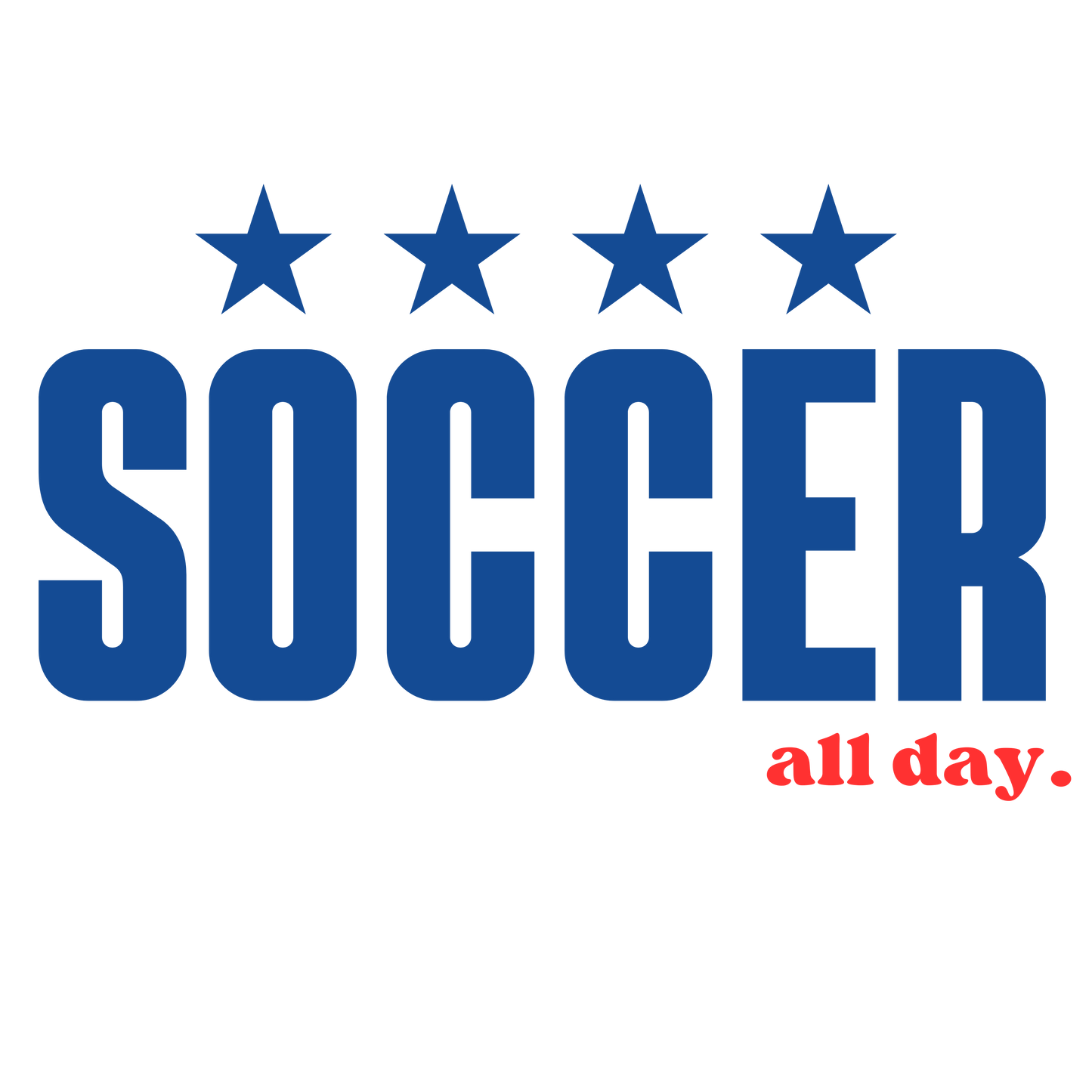 SPECIAL EDITION: USA SOCCER all day. Cropped Hoodie (Older Girls, Teens and Adults)