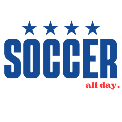 SPECIAL EDITION: USA SOCCER all day. Cropped Hoodie (Older Girls, Teens and Adults)